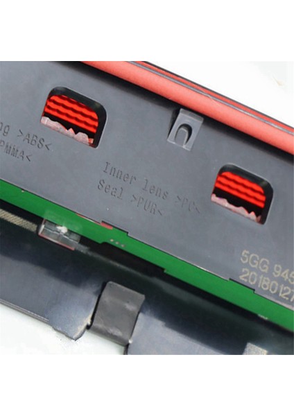 Araba Yüksek Monteli Üçüncü Fren Lambası Fren Lambası LED Arka Stop Lambası Vw Golf 6 Mk6 Polo 6r 2012-2016 5K0945087B (Yurt Dışından)