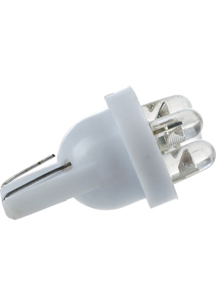 2x W5W T10 501 Xenon Beyaz 4 LED Yan Aydınlatma / Plaka / Iç Ampul Işığı (Yurt Dışından)