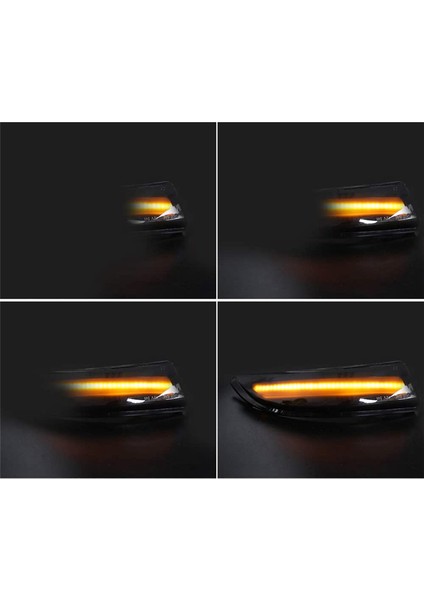 Dinamik Sıralı LED Yan Kanat Dikiz Aynası Işıkları Dönüş Sinyali Sinyal Lambası Ford Fiesta St B-Max 2008-2017 (Yurt Dışından) fırsatları