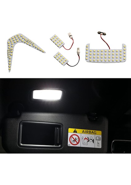 Toyota C-Hr NGX50 ZYX10 Için LED Araba Tavan Iç Aydınlatma Okuma Kabini Harita Lambası Ampul Kiti (Yurt Dışından)