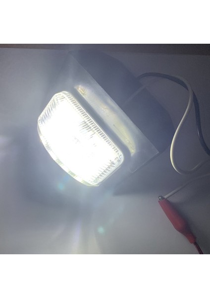 2 Adet 24V LED Numarası Plaka Lambası Araba Tekneler Için Motosiklet Otomotiv Uçak Rv Kamyon Römork (Yurt Dışından)