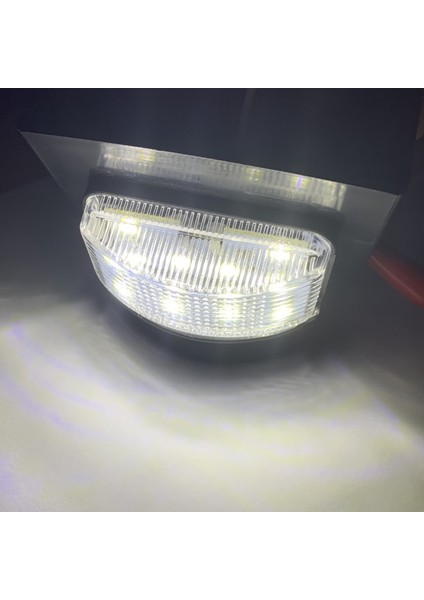 2 Adet 24V LED Numarası Plaka Lambası Araba Tekneler Için Motosiklet Otomotiv Uçak Rv Kamyon Römork (Yurt Dışından)