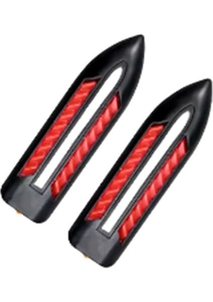 1 Çift Direksiyon Lambası Çamurluk Yan Lambası DC12V Bıçak Şekli Otomatik Araba LED Yan Işıklar Işaret Sinyal Işıkları Aksesuarları (Yurt Dışından)