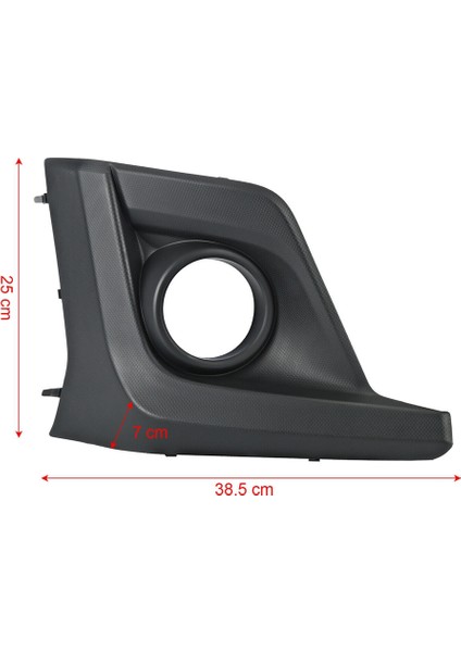 Araba Abs Siyah Ön Sol Tampon Sis Lambası Çerçeve Kapağı Trim Çerçeve Kapağı Suu Xv Crosstrek 2018 2019 2020 (Yurt Dışından) modelleri