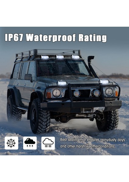 Inç Çalışma Lambası, Araba LED Çubuğu Offroad Spot Sel 9-30V 6000K 54W Kamyon Cip Lada Niva Suv 4WD 4x4 Ra Farlar (Yurt Dışından)