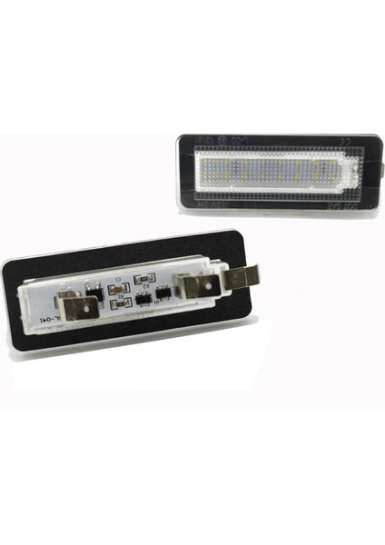 2 Adet Araba LED Plaka Etiket Lambası Benz Smart Fortwo Coupe Convertible 450 451 W450 W453 LED Plaka Lambası (Yurt Dışından)