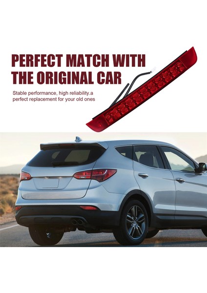 Hyundai Santa Fe 2013-2018 Arka Fren Lambası Yüksek Monteli Stop Lambası Parça Numarası: 92700-A1000, 92700-2W000 (Yurt Dışından)