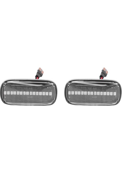 Araba LED Dinamik Yan Işaretleyici Sinyal Lamba Işığı Dönüş Lambası Honda Accord Civic Acura Cr-V Fit Jazz Odyssey Beyaz (Yurt Dışından)