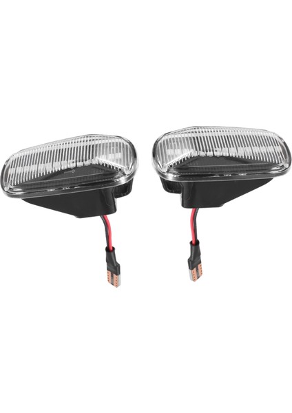 Araba LED Dinamik Yan Işaretleyici Sinyal Lamba Işığı Dönüş Lambası Honda Accord Civic Acura Cr-V Fit Jazz Odyssey Beyaz (Yurt Dışından)