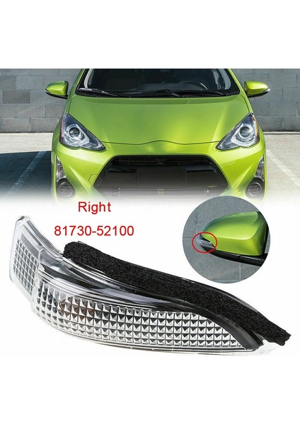 Toyota Corolla Camry Yaris Prius C Avalon Scion Im Venza (Sağ) Için Ayna Sinyal Lambası Göstergesi 81730-52100 (Yurt Dışından)