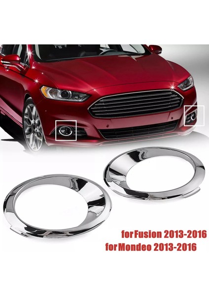 Ford Mondeo 2013-2016 DS7Z17E810AA Sağ Için Krom Sis Aydınlatma Kapağı Çerçeve Trim Halkası (Yurt Dışından)