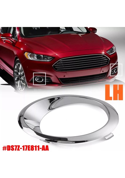 Ford Mondeo 2013-2016 DS7Z17E810AA Sağ Için Krom Sis Aydınlatma Kapağı Çerçeve Trim Halkası (Yurt Dışından)