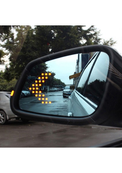 2 Adet Amber Sarı 33-Smd Sıralı LED Oklar Araba Yan Ayna Dönüş Sinyali Işıkları Için (Yurt Dışından) modelleri