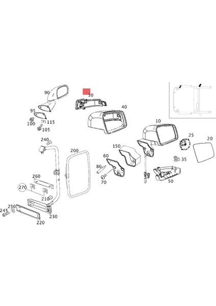 Araba Dikiz Yan Ayna LED Dönüş Sinyali Gösterge Işığı Mercedes Benz Için W211 S211 W463 W461 C/e Sınıfı 2038201321 (Yurt Dışından)