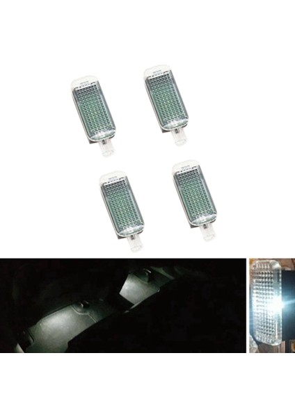 5GG947409 Golf Mk6 Mk7 Jetta Mk5 Mk6 Tiguan Passat B7 B6 Için Kablo Demeti ile Araba LED Ayak Boşluğu Aydınlatma Basamak Lambaları (Yurt Dışından)