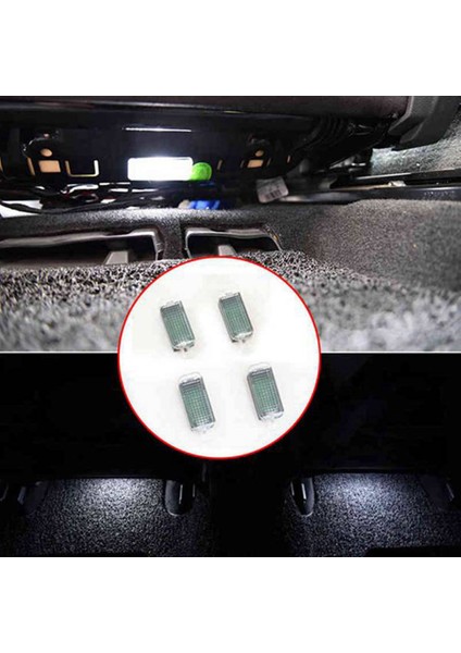 5GG947409 Golf Mk6 Mk7 Jetta Mk5 Mk6 Tiguan Passat B7 B6 Için Kablo Demeti ile Araba LED Ayak Boşluğu Aydınlatma Basamak Lambaları (Yurt Dışından)