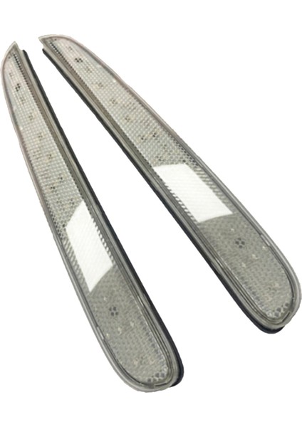 Honda Nbox 2023-2024 Araba LED Arka Tampon Işığı Arka Sis Lambası Park Uyarı Işığı Reflektör Arka Lambaları Beyaz (Yurt Dışından)