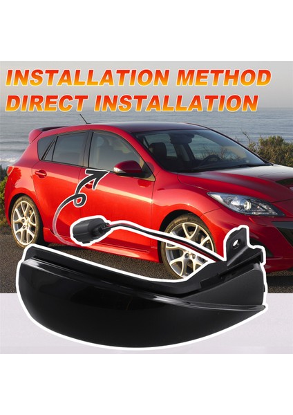 Mazda 3 Bl 08-14 Mazda 6 Gh 07-15 Araba Dikiz Aynası Sinyal Yan Dikiz Gösterge Lambası Füme Kabuk (Yurt Dışından) fırsatları
