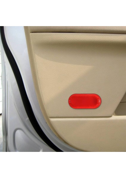 2 Adet Kırmızı Iç Kapı Paneli Uyarı Işığı Kapağı Reflektör Polo Beetle Caddy Touran 6Q0947419 (Yurt Dışından)