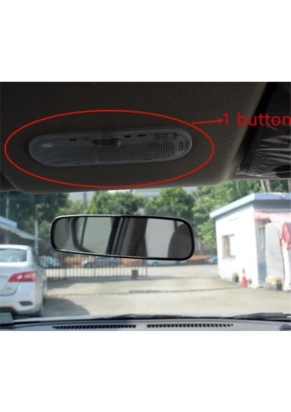 Düğmeli Araba Iç Kubbe Okuma Lambası Tavan Lambası Nissan Qashqai Sunny Micra/mart Renault Dacia Için (Yurt Dışından)