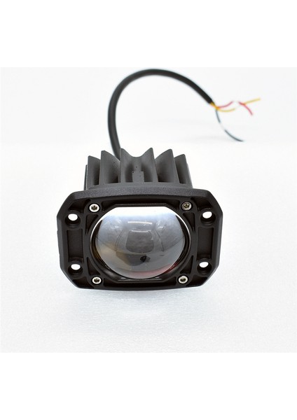 30W Sarı Beyaz Renk 12V LED Kare Spot 3 Inç Ön Sis Lambası Motosikletler Plaj Bisikletleri Arazi Için Uygun (Yurt Dışından)