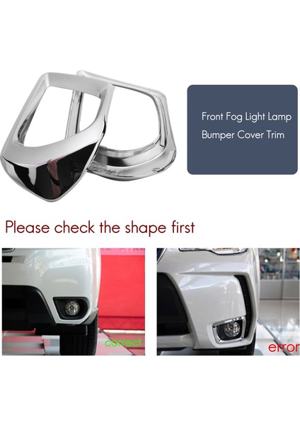 Suu Forester Sj 2014 2015 2016 Krom Ön Sis Işık Lambası Tampon Sis Lambası Kapak Trim Çerçeve Araba Styling Kalıplama (Yurt Dışından) modelleri