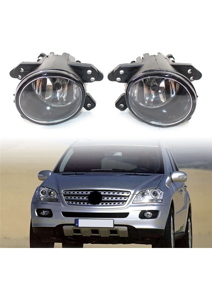 Gündüz Farı Ön Tampon Sis Önleyici Far Mercedes Benz W219 W251 C250 2518200756 2518200856 (Yurt Dışından)