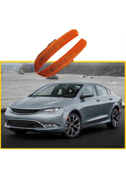 Araba Arka LED Yan Işaret Işıkları 68213845AD 68213844AD Chrysler 300C 2015-2022 Dönüş Sinyal Lambası Için (Yurt Dışından)