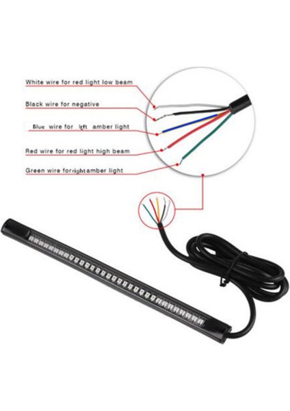 Dayanıklı 48 Smd Motosiklet Fren Lambaları Dönüş Işıkları LED Işıklar Su Geçirmez Muhafaza Motosiklet Lisansı Arka Lambası (Yurt Dışından) modelleri