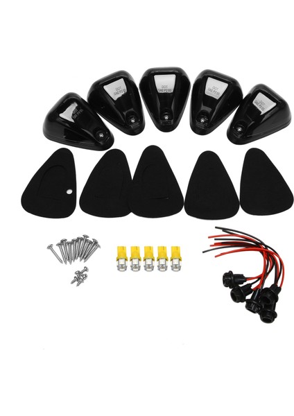 5x Kabin Tavan Üstü Işaretleyici Çalışan Araba Işıkları Seti Lamba Mercek Ampuller Sinyal Kamyon Suv Ford Ect Sarı Işık (Yurt Dışından)