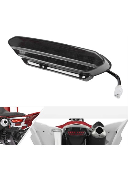 Atv LED Arka Lambaları Fren Durdurma Lambası Arka Lambası 5TG-84710-21-00 Yamaha Yfz 450 YFZ450 2006-2009 Arka Stop Lambası Siyah (Yurt Dışından)
