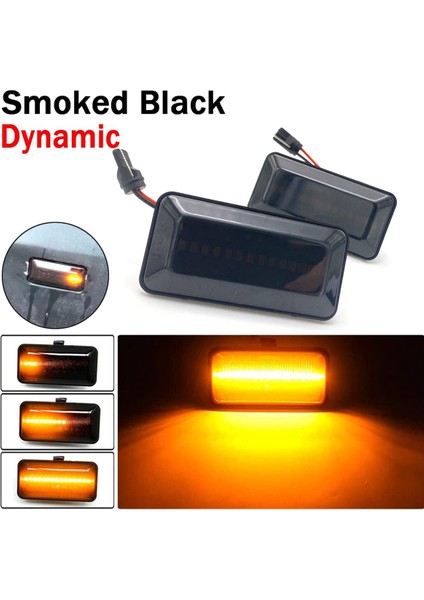 2 Adet Dinamik LED Yan Işaret Lambası Dönüş Sinyali Sinyal Lambası Passat B3 Jetta A2 A3 Golf 2 3 Seat Ibiza 2 Cordoba 1 (Yurt Dışından)
