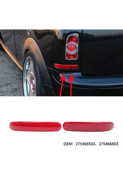 Bmw Mini Cooper Clubman R55 2008-2014 Için Sol Arka Tampon Reflektör Işıkları Kuyruk Fren Dönüş Sinyal Işıkları 275466503 (Yurt Dışından) fiyatları