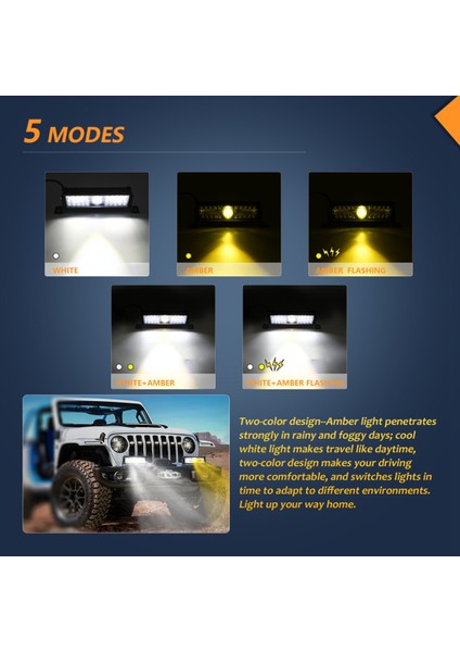 Offroad LED Işık Çubuğu 10 Inç 120W 3 Sıra LED Beyaz+Sarı Sis Farları Jeep Araba Traktör Kamyon Suv Atv Tekne Için (Yurt Dışından) indirimleri