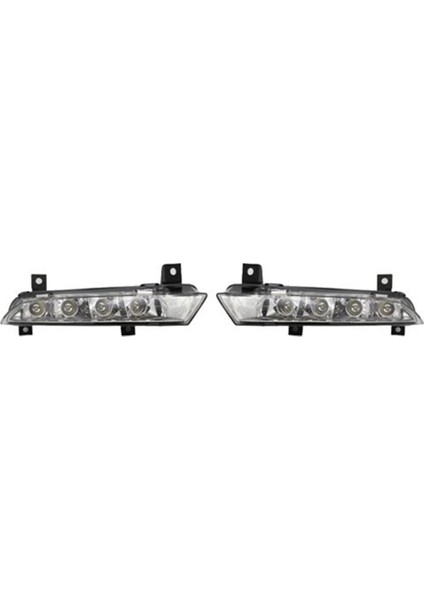 1Z0941067 Araba Sol Drl LED Sis Lambası Skoda Octavia Rs 2009-2013 Otomatik Sürüş Lambası Gündüz Farı Tampon Lambası (Yurt Dışından)