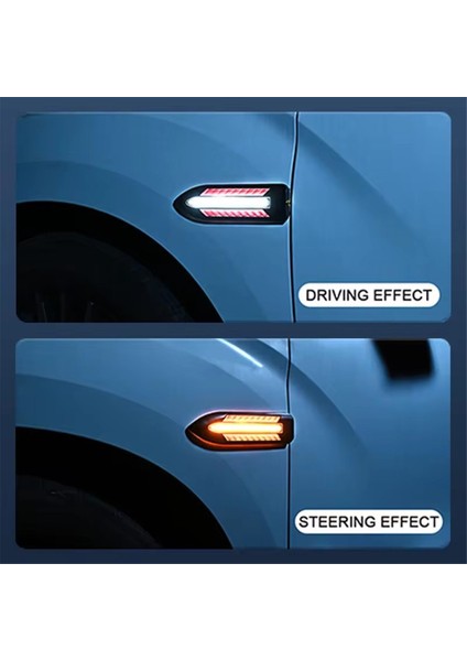 1 Çift Direksiyon Lambası Çamurluk Yan Lambası DC12V Bıçak Şekli Otomatik Araba LED Yan Işıklar Işaret Sinyal Işıkları Aksesuarları (Yurt Dışından) indirimleri