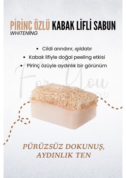 Kabak Lifli El Yapımı Pirinç Sabunu