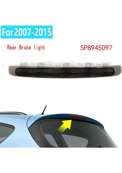 Altea Seat Altea Xl Tip 5p Altea Freetrack Tip 5p 2006-15 Arka Fren Lambası Için Siyah Yüksek Monteli Fren Lambası 5P8945097 (Yurt Dışından) fiyatları