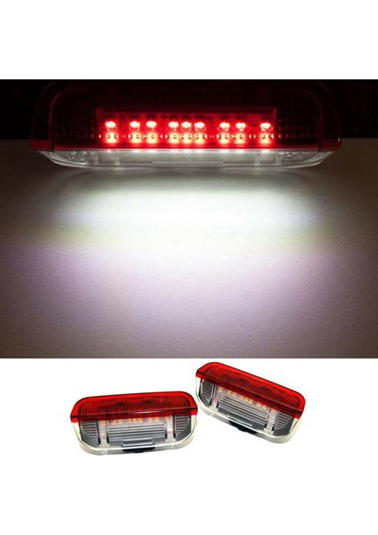 Adet Araba LED Kapı Uyarı Işığı Hoş Geldiniz Projektör Golf 6 7 Jetta Mk5 Mk6 Passat B6 B7 cc Tıguan Scirocco (Yurt Dışından) fırsatları