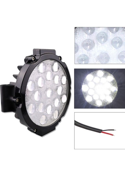 Otomatik Çalışma Lambaları Off Road Lambaları Servis Işıkları LED Işıklar Spot Işıklar Oto Aksesuarları, Siyah (Yurt Dışından) modelleri