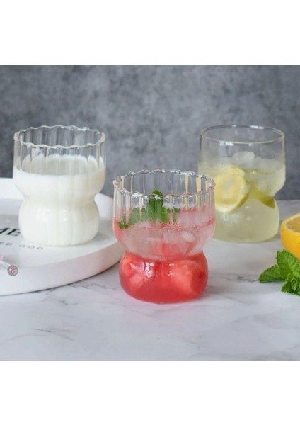 Pinterest Kahve Bardağı Mantar Şeklinde Çizgili