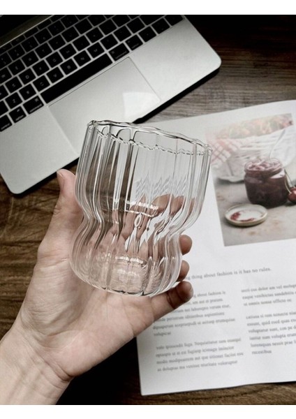 Pinterest Kahve Bardağı Mantar Şeklinde Çizgili