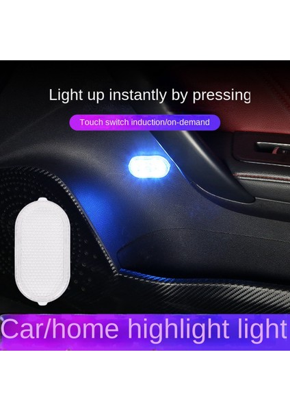 Araç Ortam Işığı Araç Içi Dokunmatik Sensör USB Şarj Aydınlatma Araç Okuma Işığı LED Ortam Işığı Pembe Mor (Yurt Dışından) indirimleri