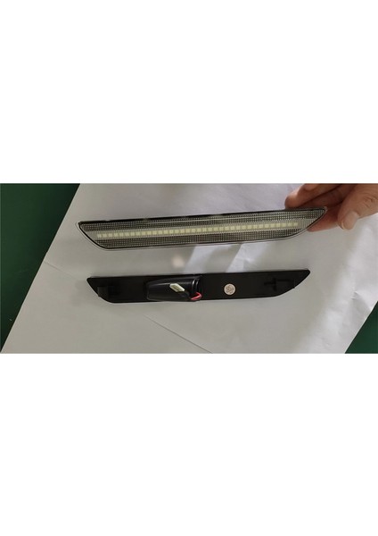 1 Çift Şeffaf Lens Kırmızı LED Arka Yan Işaret Lambası Ford-Mustang 2015-2022 Arka Çamurluk Tampon Dönüş Sinyal Lambalarını Değiştirin (Yurt Dışından) fiyatları