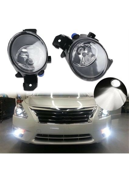 1 Çift 26155-89927 26150-89927 Halojen Ön Sis Farı Farı Nissan Qashqai X-Trail Versa Maxima Altima Için (Yurt Dışından)