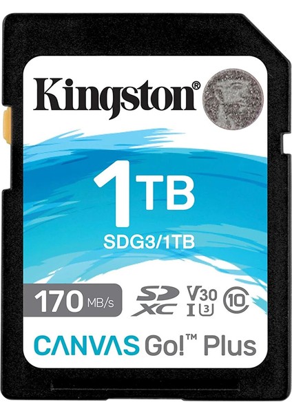 Sdg3/1tb 1 Tb 170-90MB/S Sdxc Canvas Go Plus C10 Uhs-I U3 C30 Sd Hafıza Kartı