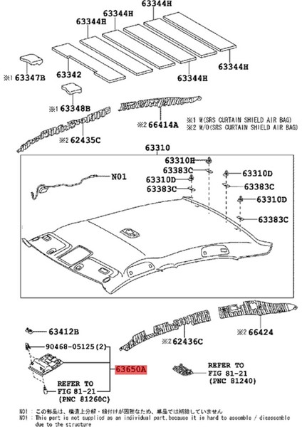 63650-33221E0 Toyota Camry Land Cruiser Aurion 2007-2011 Iç Mekan Harita Lambası Gözlük Kutusu Için Araba Üstü Okuma Tertibatı (Yurt Dışından)