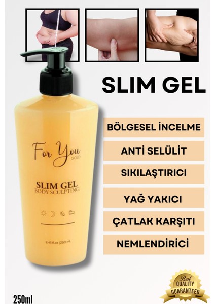 Slim Jel Çatlak ve Selülit Jeli + At Kılı Fırçası