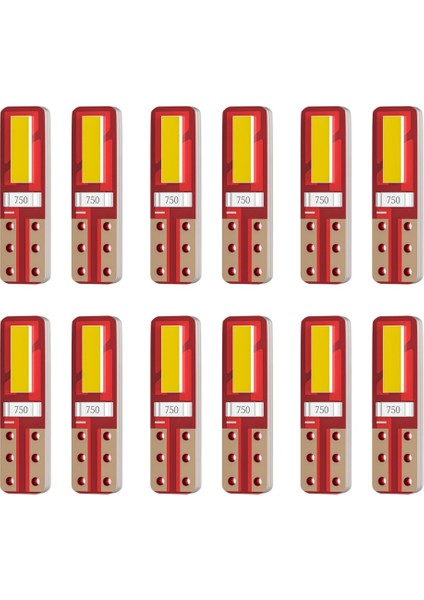 10 Adet Otomobil LED Gösterge Lambası T5 7020 2smd Merkezi Konsol Gösterge Işığı Merkezi LED Kilometre Sayacı Işık (Yurt Dışından)