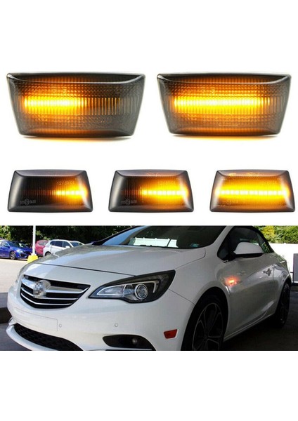Araba Dinamik Yan Işaret Işığı LED Dönüş Sinyali Işığı Cadillac Bls Cts Daewoo Lacetti Holden Cruze Chevrolet Temizle (Yurt Dışından)